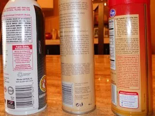 aerosol spray cans with warnings