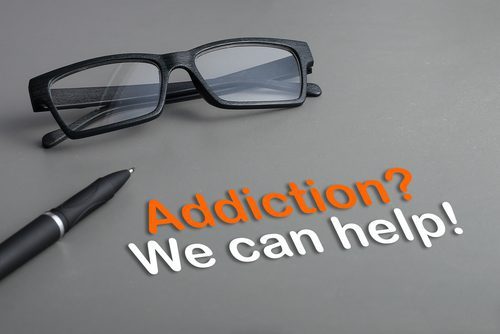 Addiction? We can help! words