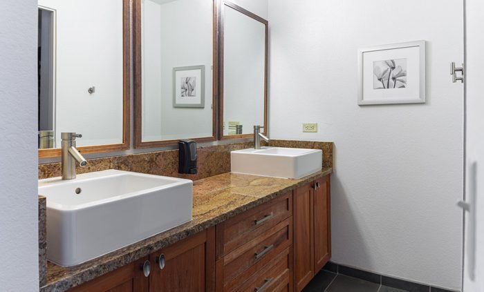 lovely bathroom with two sinks - Cottonwood Tucson behavioral health and addiction treatment
