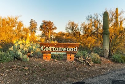 Cottonwood Tuscon sign - Cottonwood Tucson behavioral health and addiction treatment center