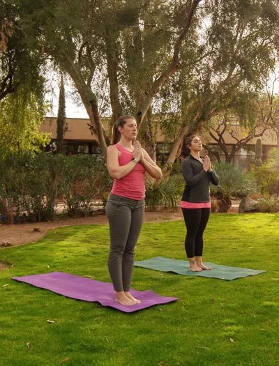 Yoga at Cottonwood Tucson - treating the mind, body and spirit - addiction and mental health treatment center in Arizona - exercise