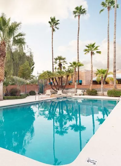 outdoor swimming pool - Cottonwood Tucson - Arizona behavioral health and addiction treatment center